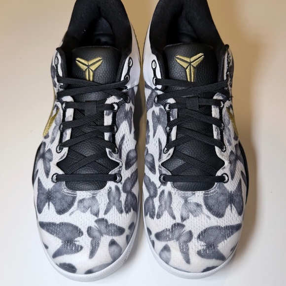 Nike Kobe 8 Protro mambacita size 8.5 White Metallic Gold Black  FV6325 100 - Picture 3 of 11